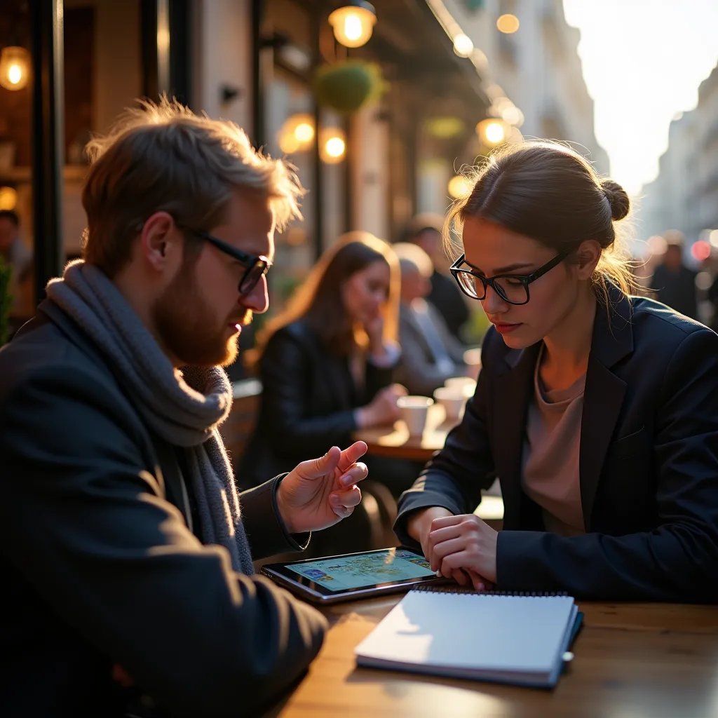 Innovative app UX design demonstration